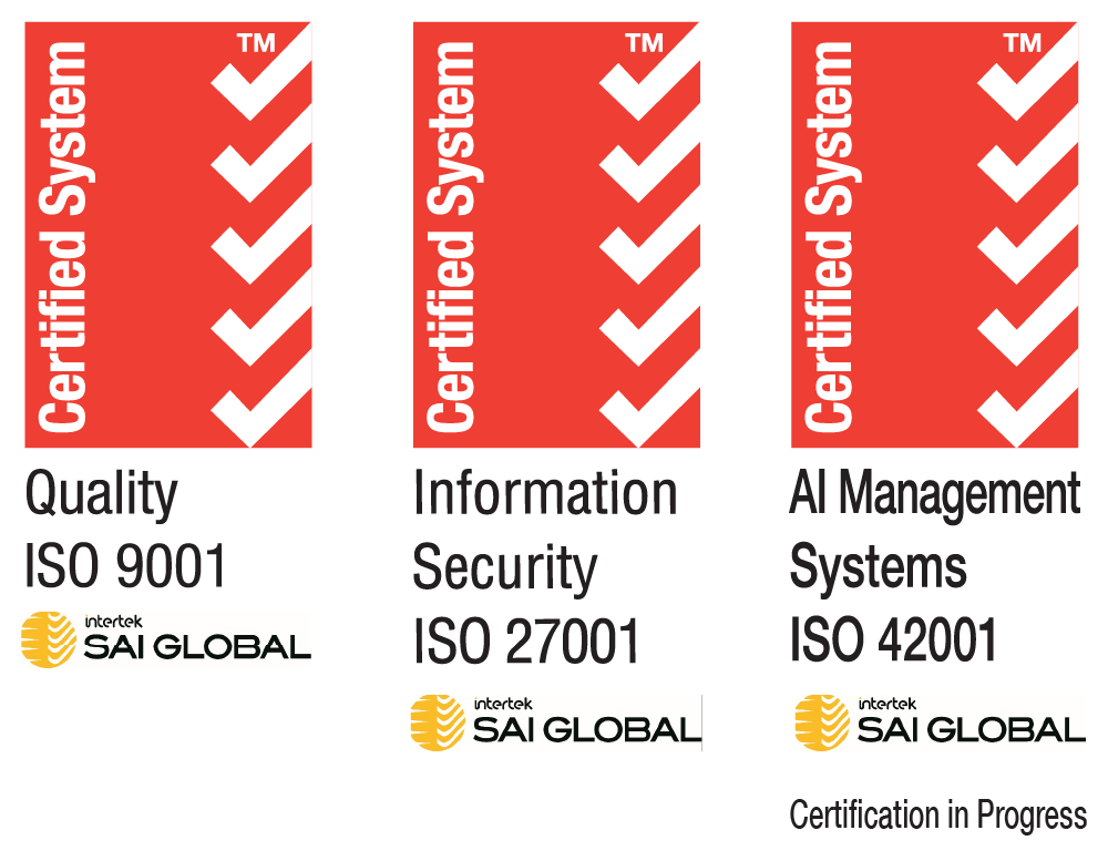 SAI Globale ISO Certifications